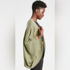 Athleta Women’s Medium Light Sage Green Cocoon Wrap Cardigan